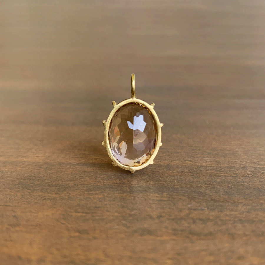 Ametrine Faceted Oval Pendant