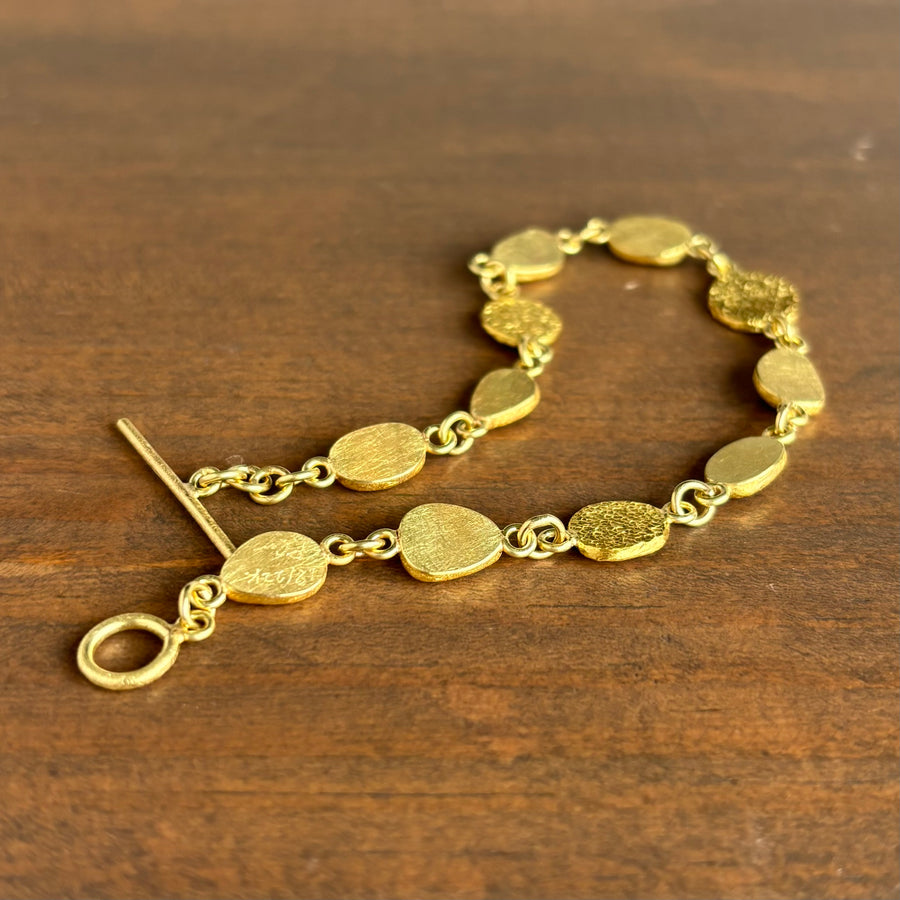 Multicolored Rose Cut Sapphire Bracelet