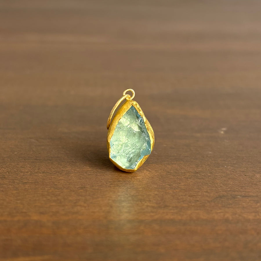 Aquamarine Crystal Pendant