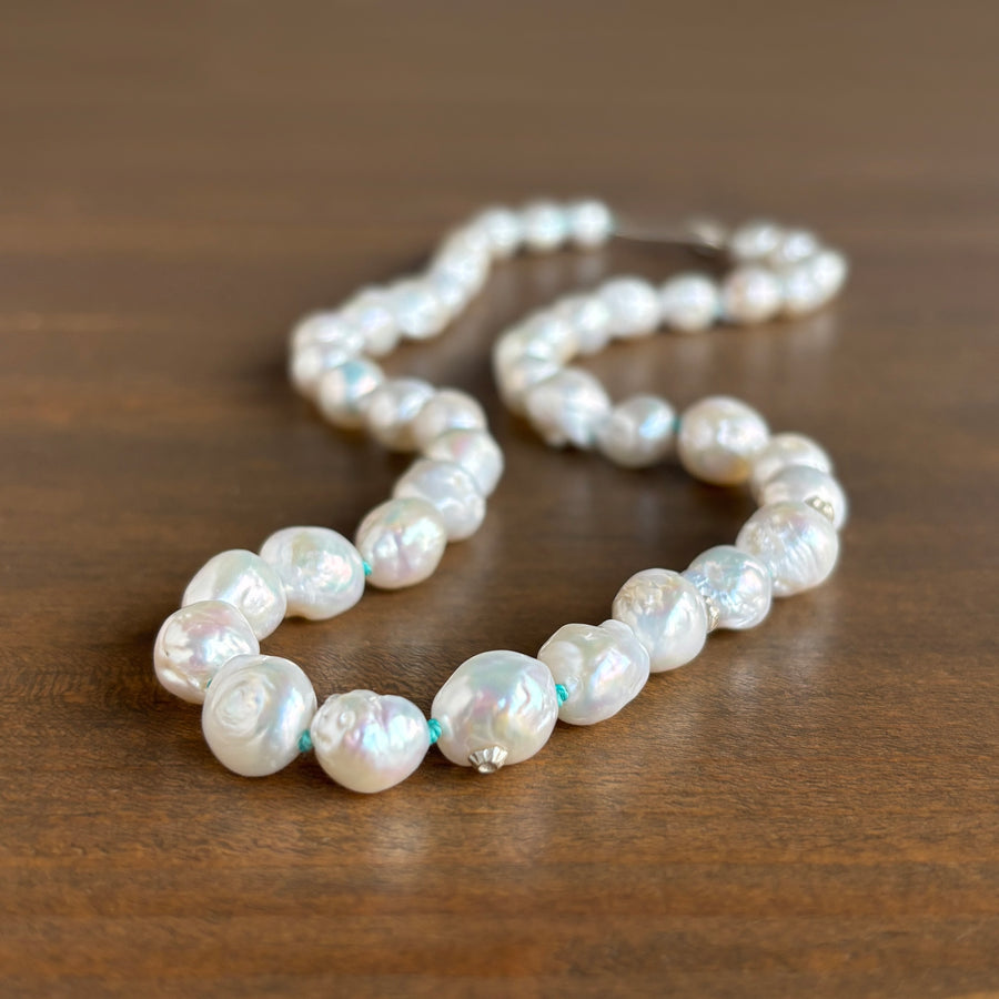 Tideline Pearl Ruthie B. Necklace with Sterling Silver Clasp