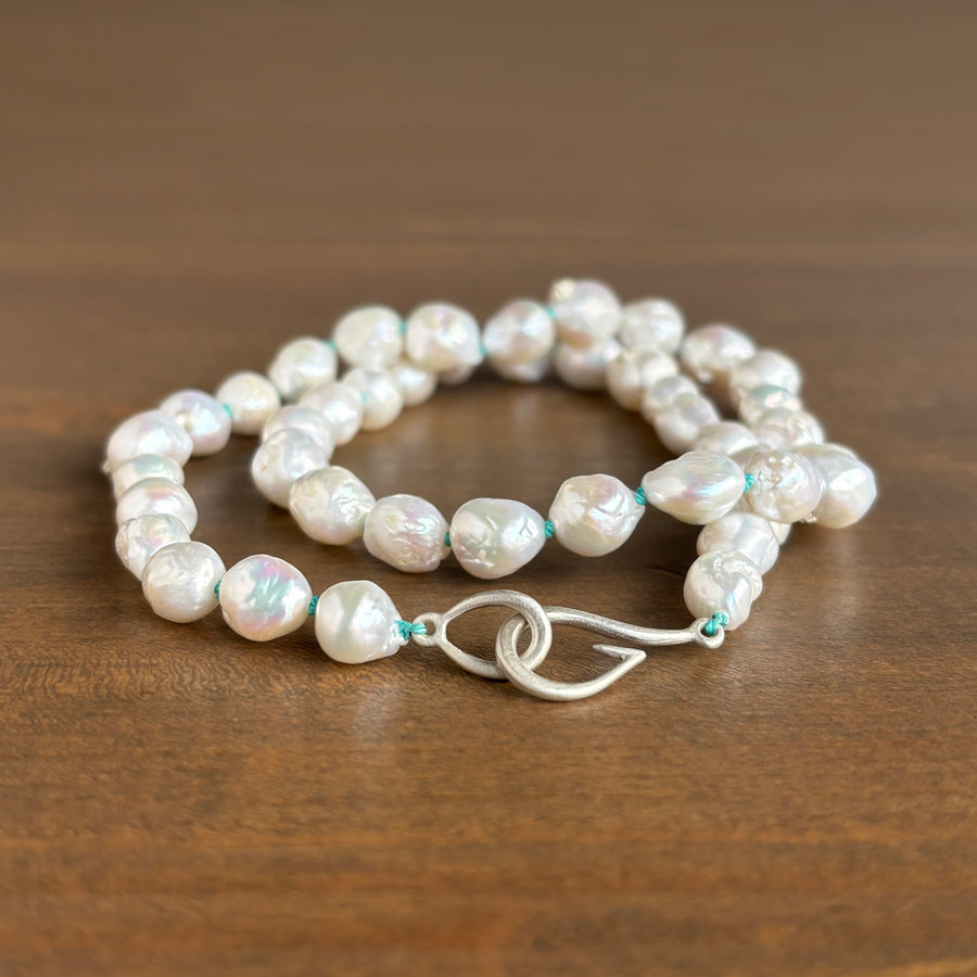Tideline Pearl Ruthie B. Necklace with Sterling Silver Clasp view 5