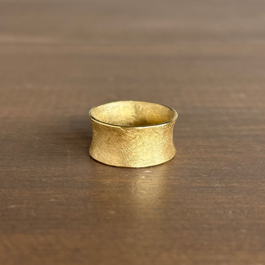 Gold Concave Band