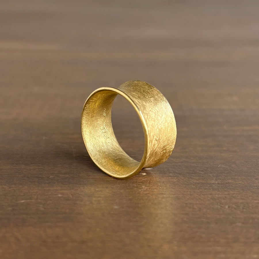 Gold Concave Band