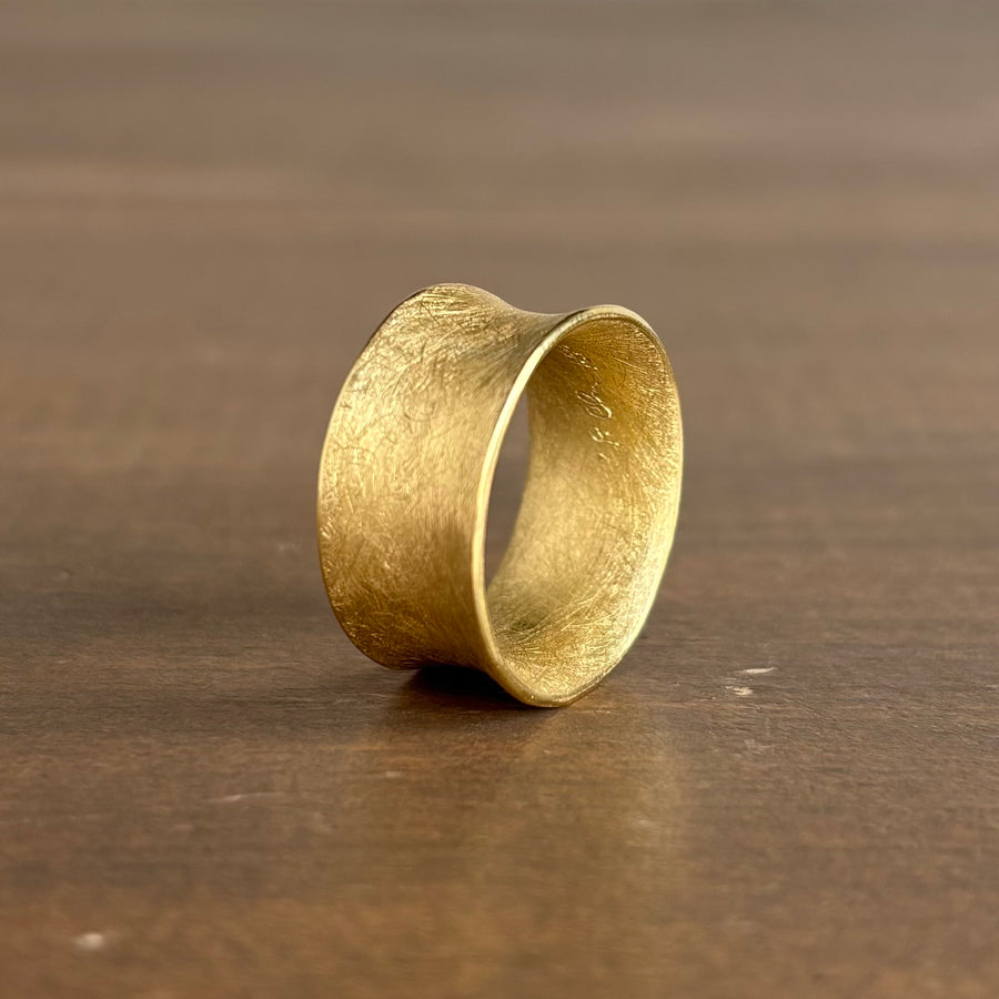 Gold Concave Band