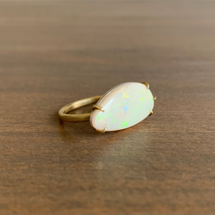 Mellow Yellow Opal Vanity Ring