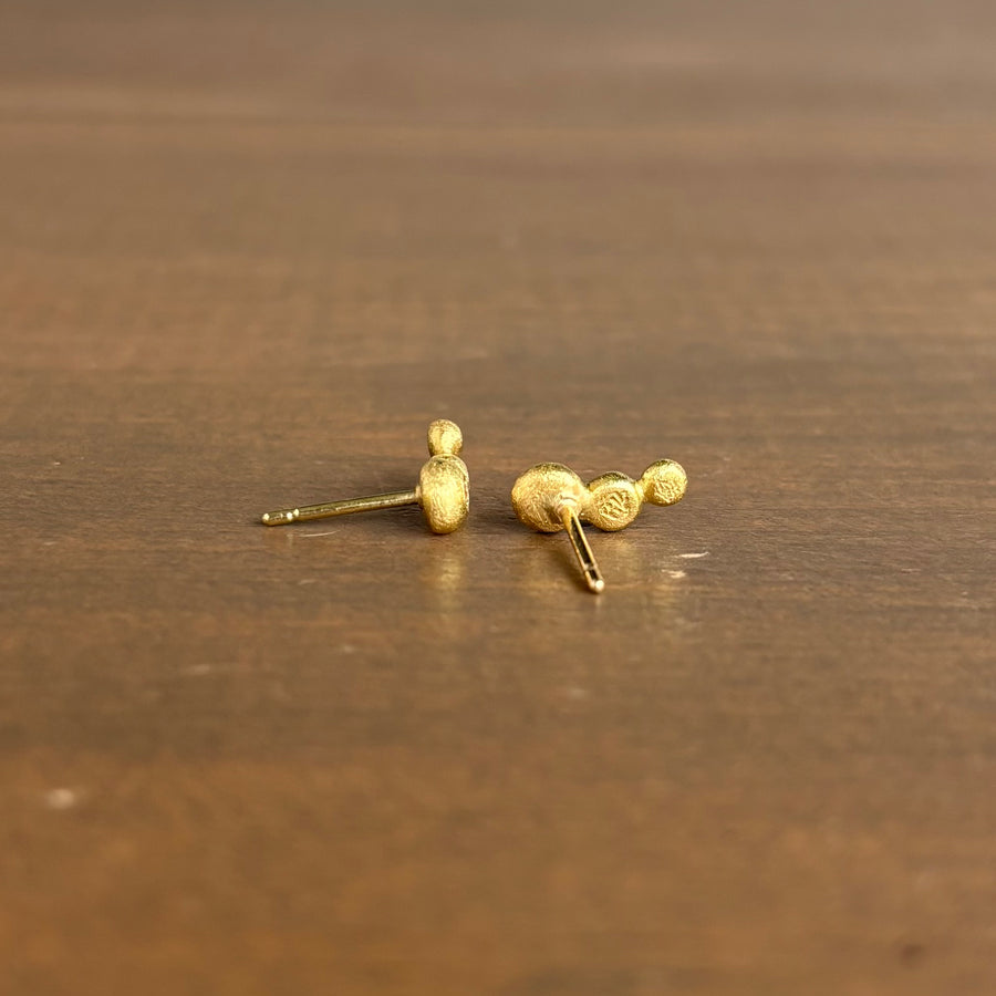 Diamond Bubble Climber Stud Earrings