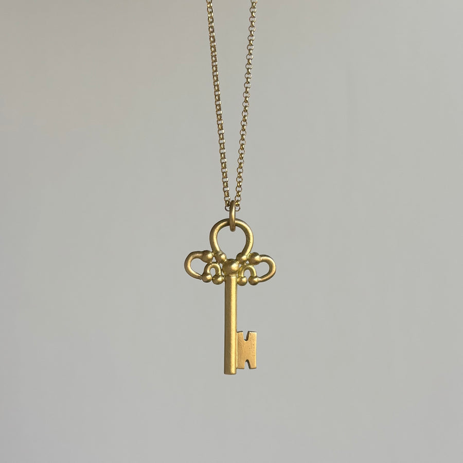 Gold Key Pendant