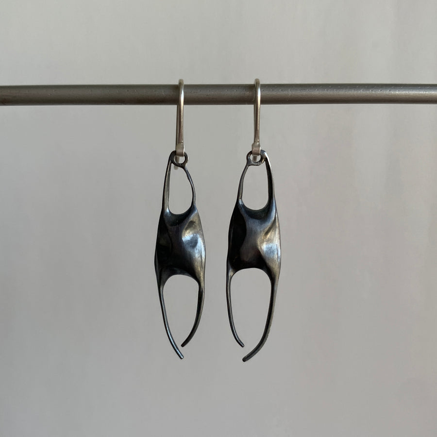 Large Skate Egg Case Earrings