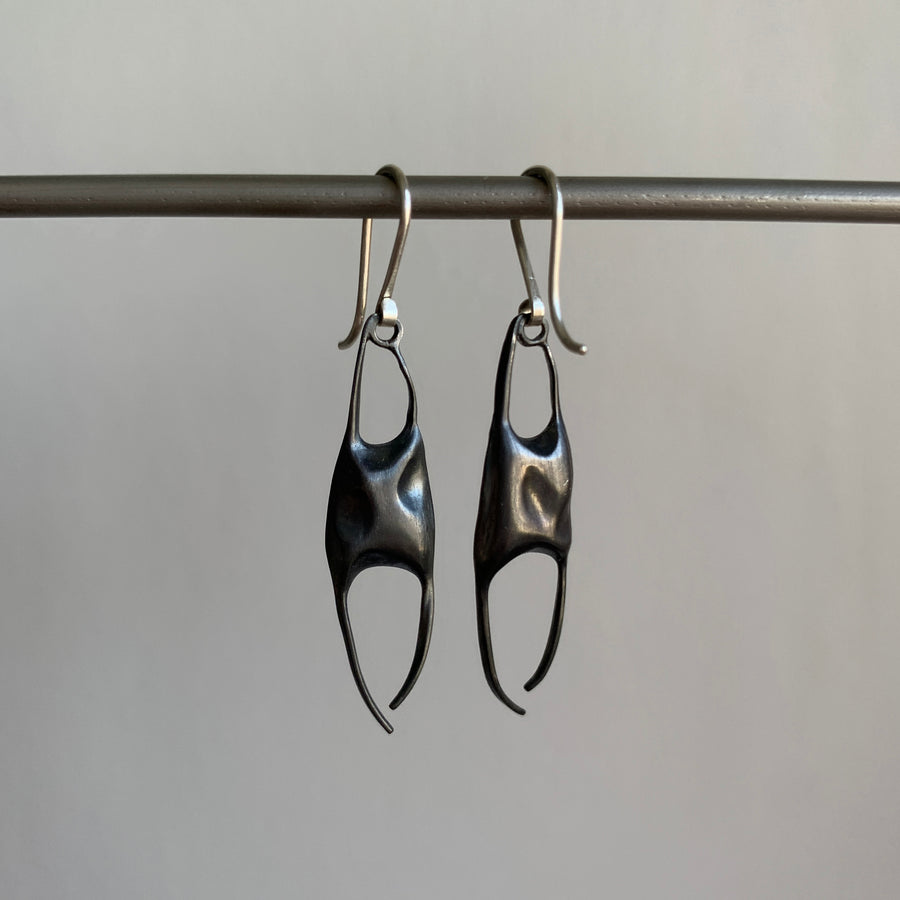 Large Skate Egg Case Earrings