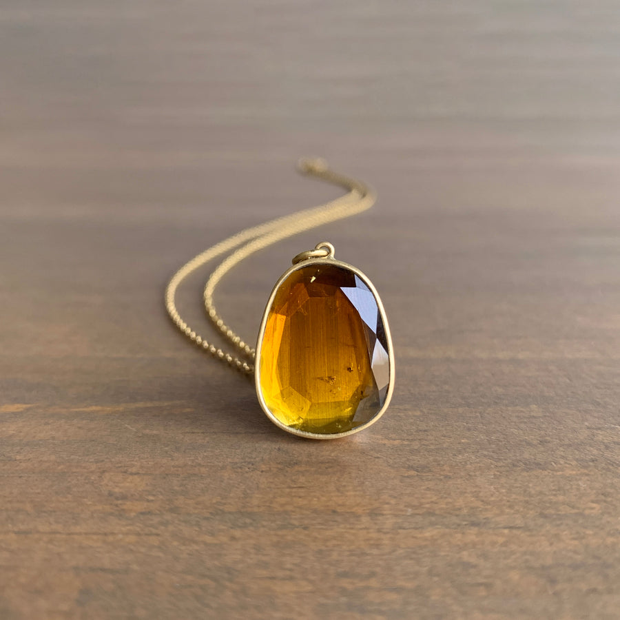 Golden Tourmaline Pendant