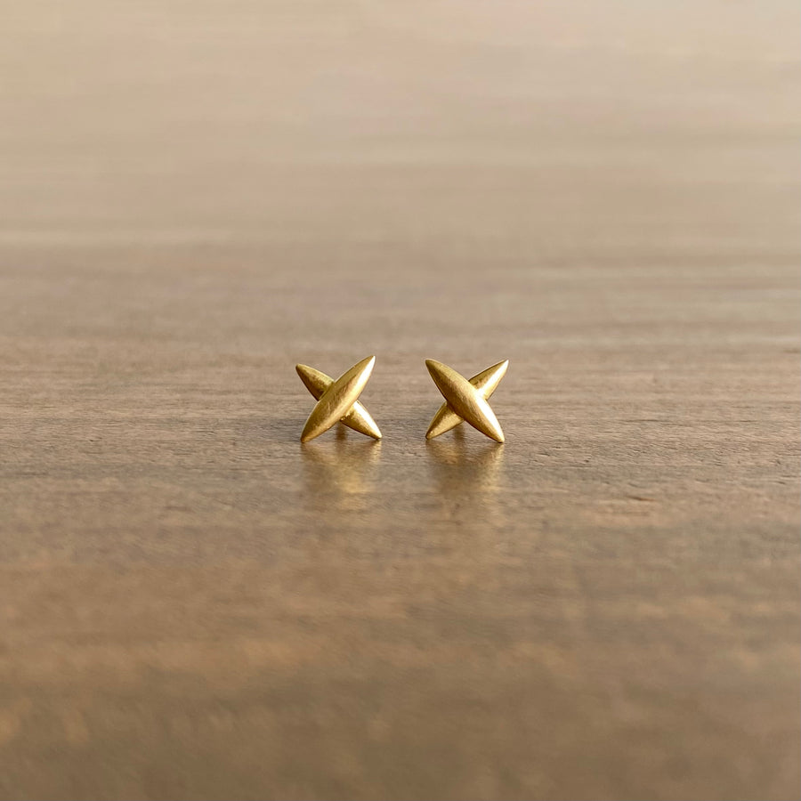 Medium Star Stud Earrings