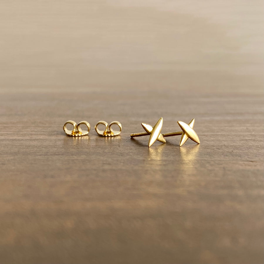Medium Star Stud Earrings