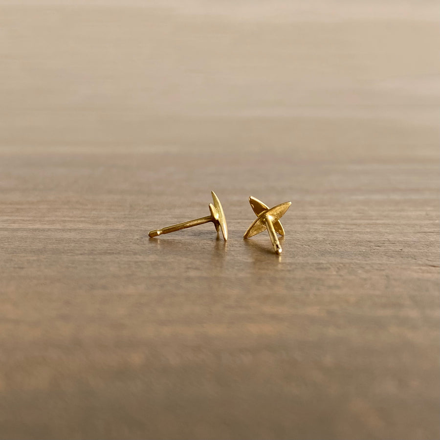 Medium Star Stud Earrings