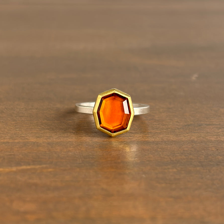 Citrine Tablet Ring