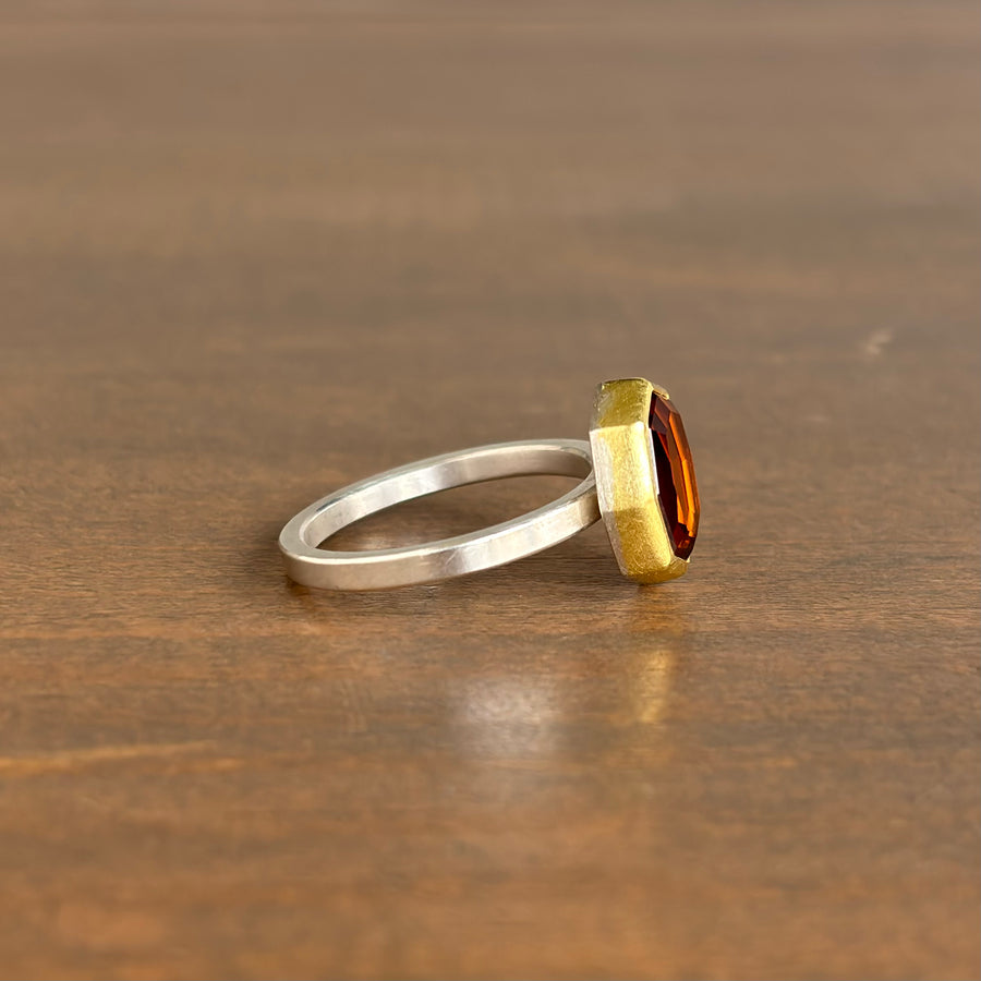 Citrine Tablet Ring