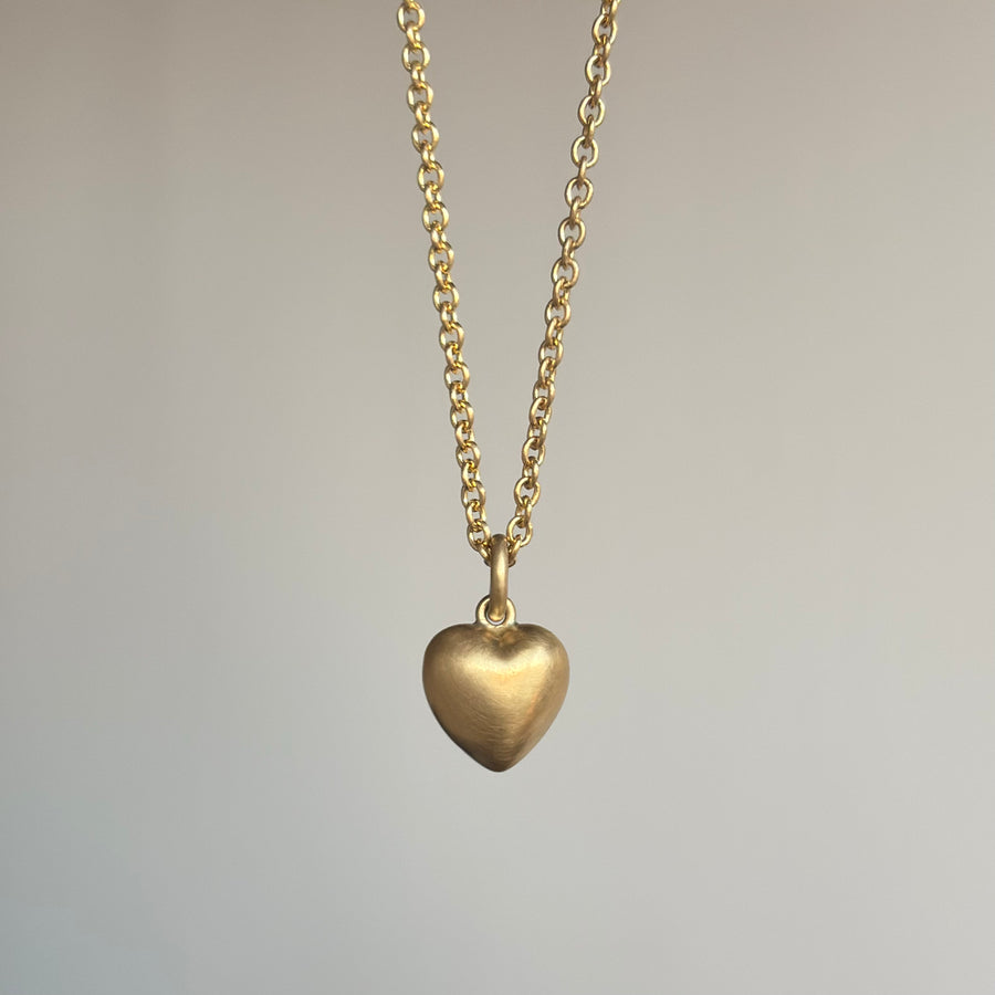 Gold Nugget Sweetheart Pendant