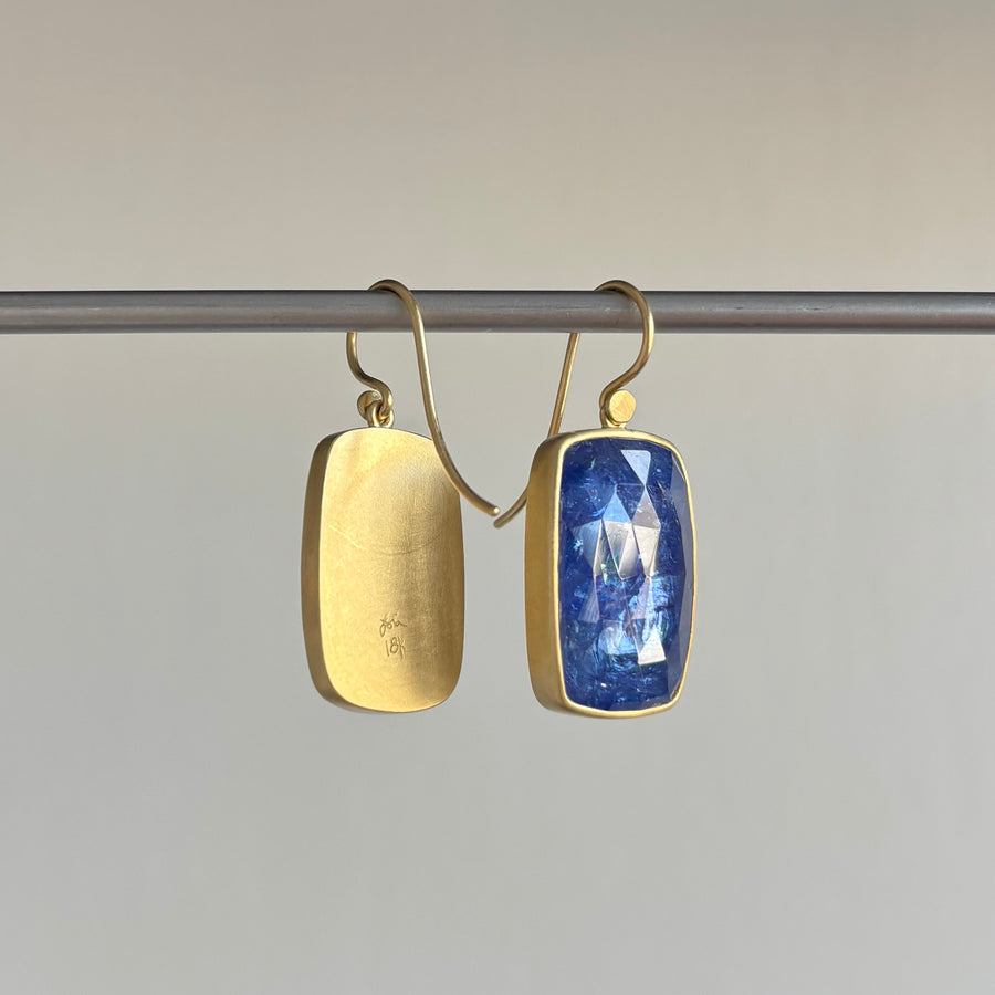 Tanzanite Cushion Earrings