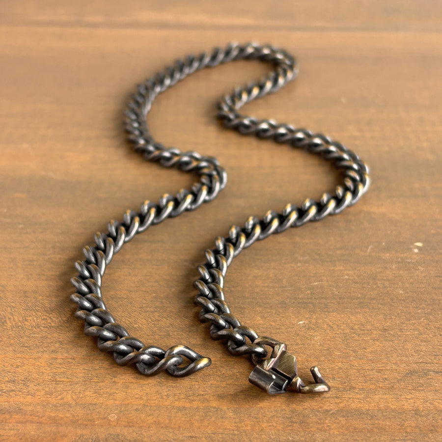 Work Patina Brass Classic Chain Necklace