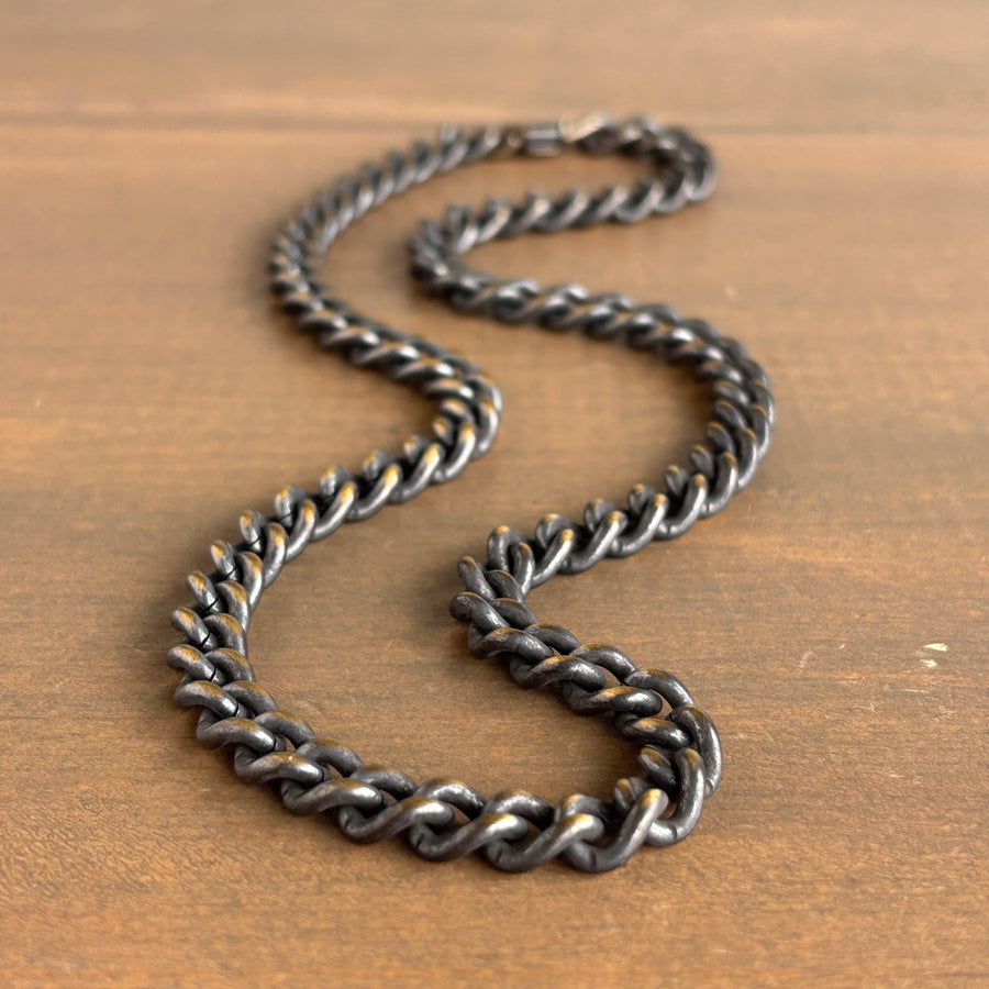 Work Patina Brass Classic Chain Necklace