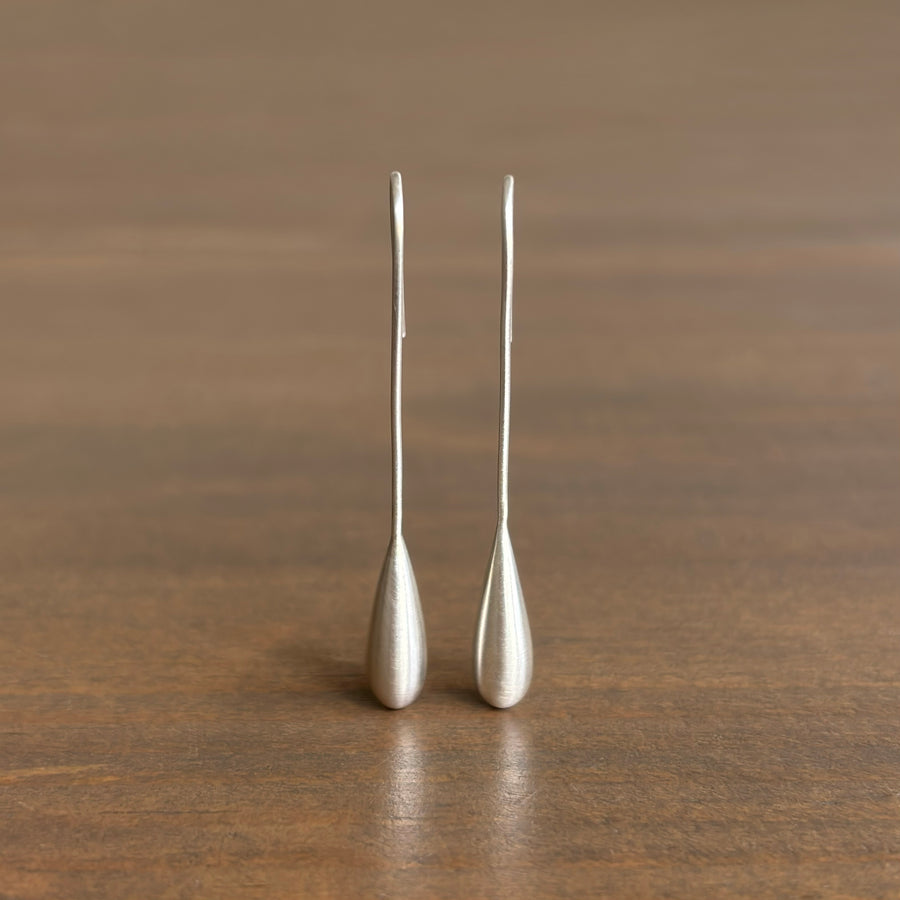 Liquid Sterling Silver Streamline Earrings