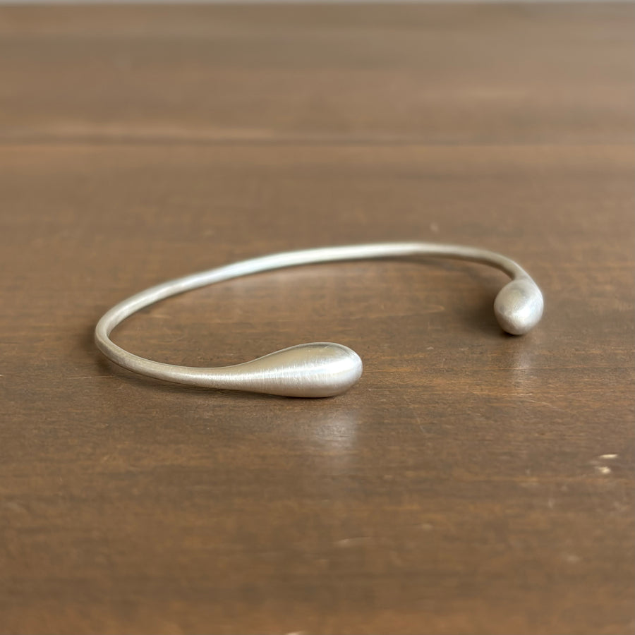 Liquid Sterling Silver Drop Cuff