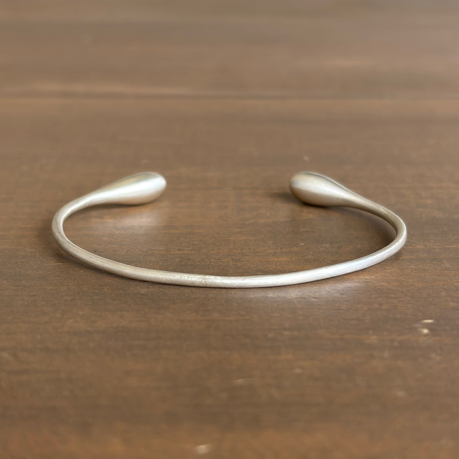 Liquid Sterling Silver Drop Cuff