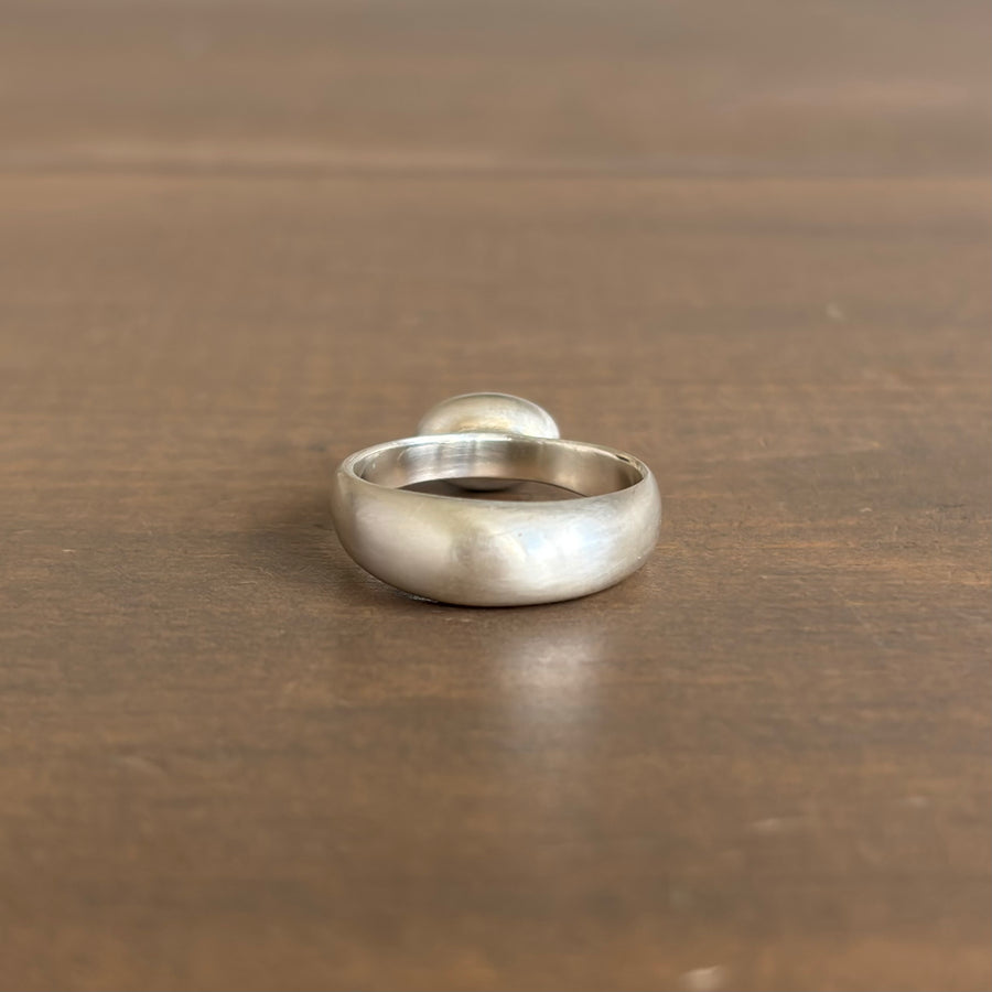Liquid Sterling Silver Oval Ring