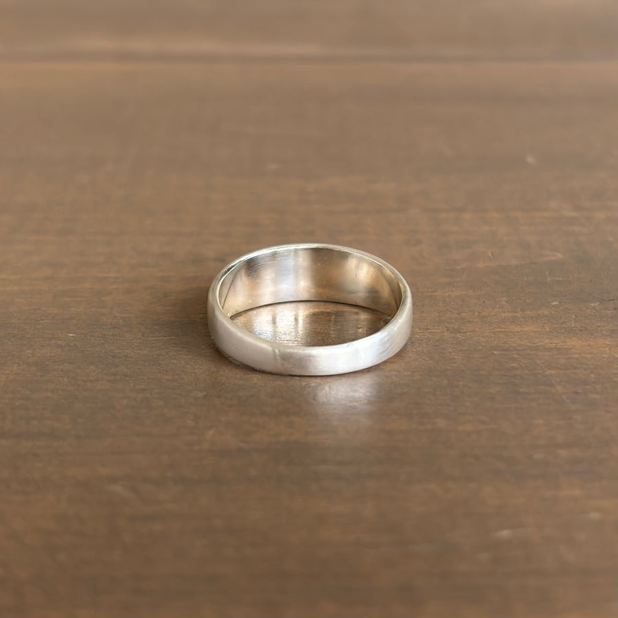 Liquid Sterling Silver Single Dome Ring