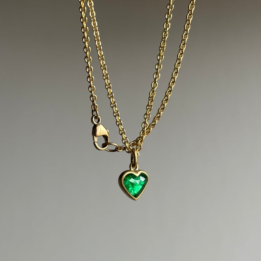 Emerald Sweetheart Pendant