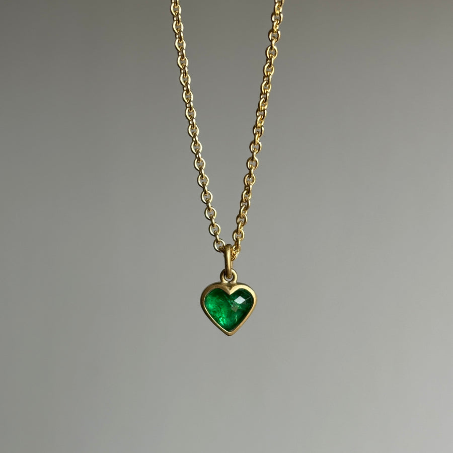 Emerald Sweetheart Pendant