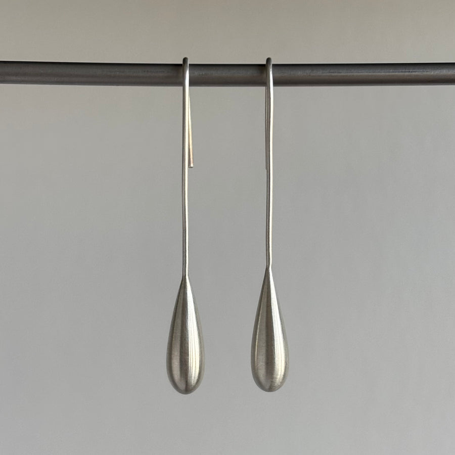 Liquid Sterling Silver Streamline Earrings