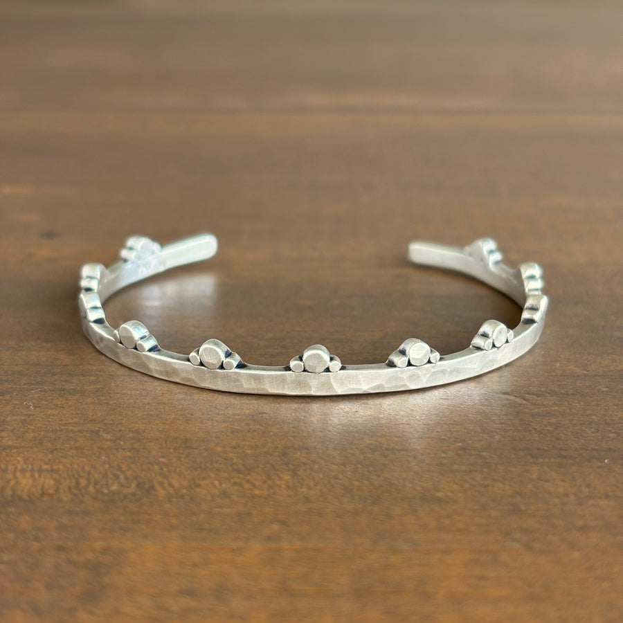 Sterling Silver Trios Cuff Bracelet