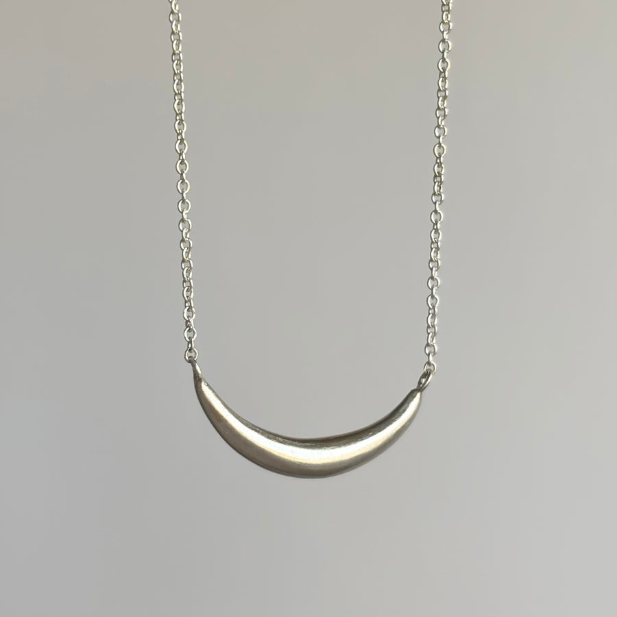 Small Liquid Sterling Silver Curve Pendant