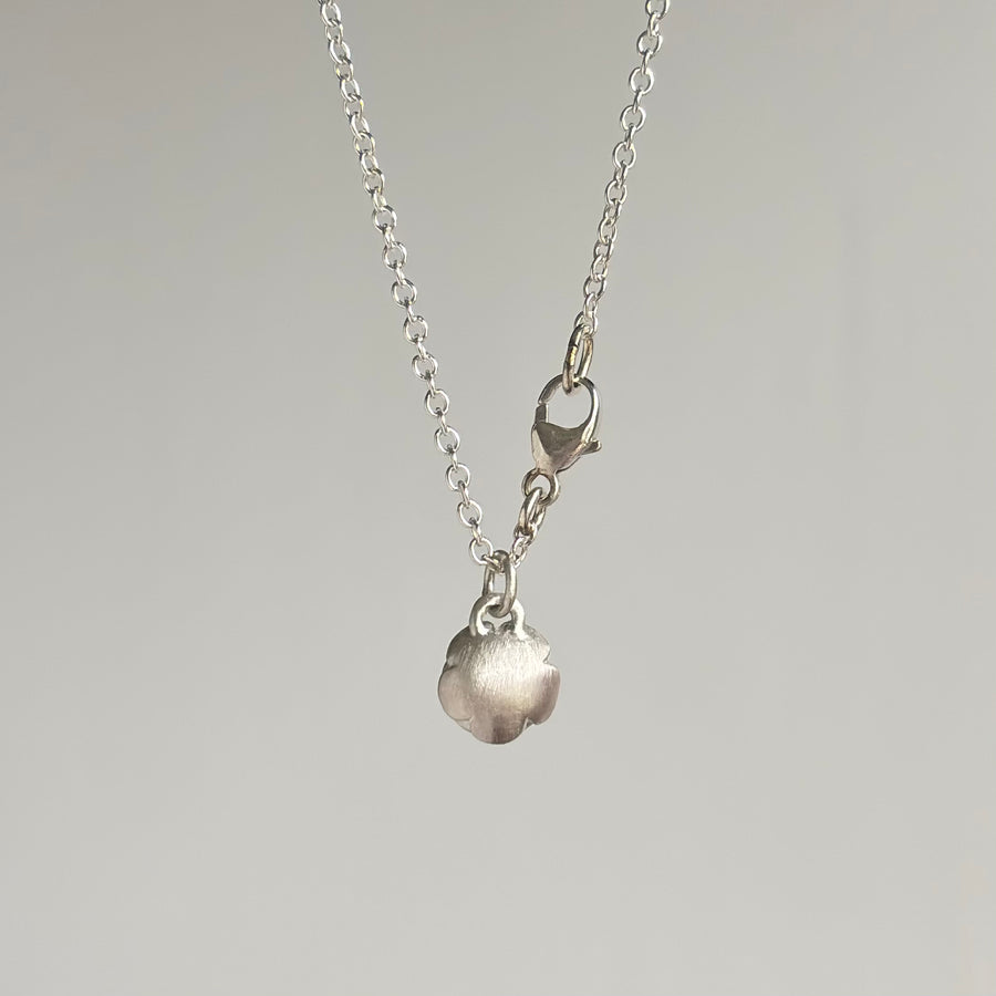Silver Rose Garden Pendant