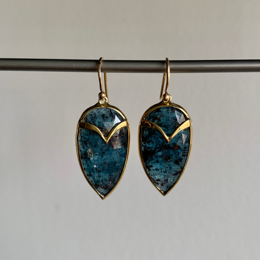 Orissa Kyanite Owl Earrings
