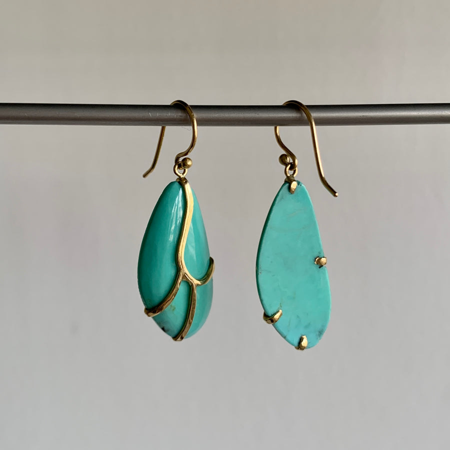 Turquoise Butterfly Earrings