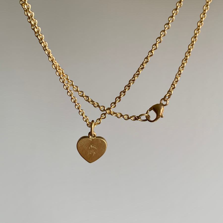 Big Diamond Sweetheart Necklace