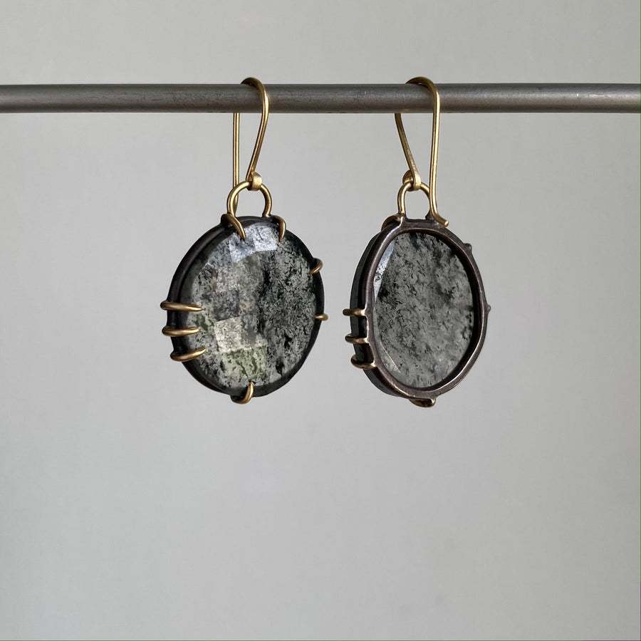 Chromatography Quartz Vanity Earrings