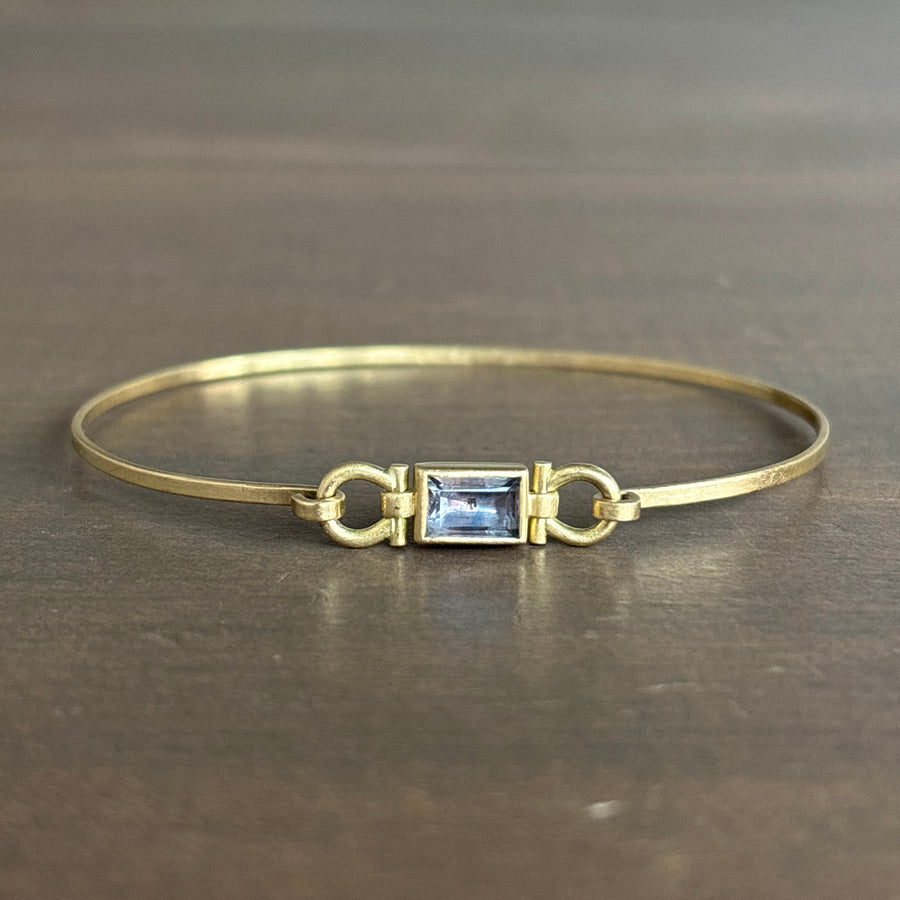 Violet Montana Sapphire Rectangle Bracelet