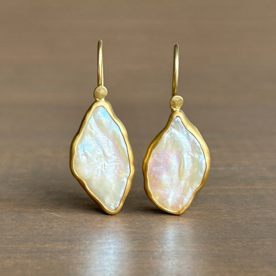 Lola Brooks Pearl Chip Earrings earrings front view