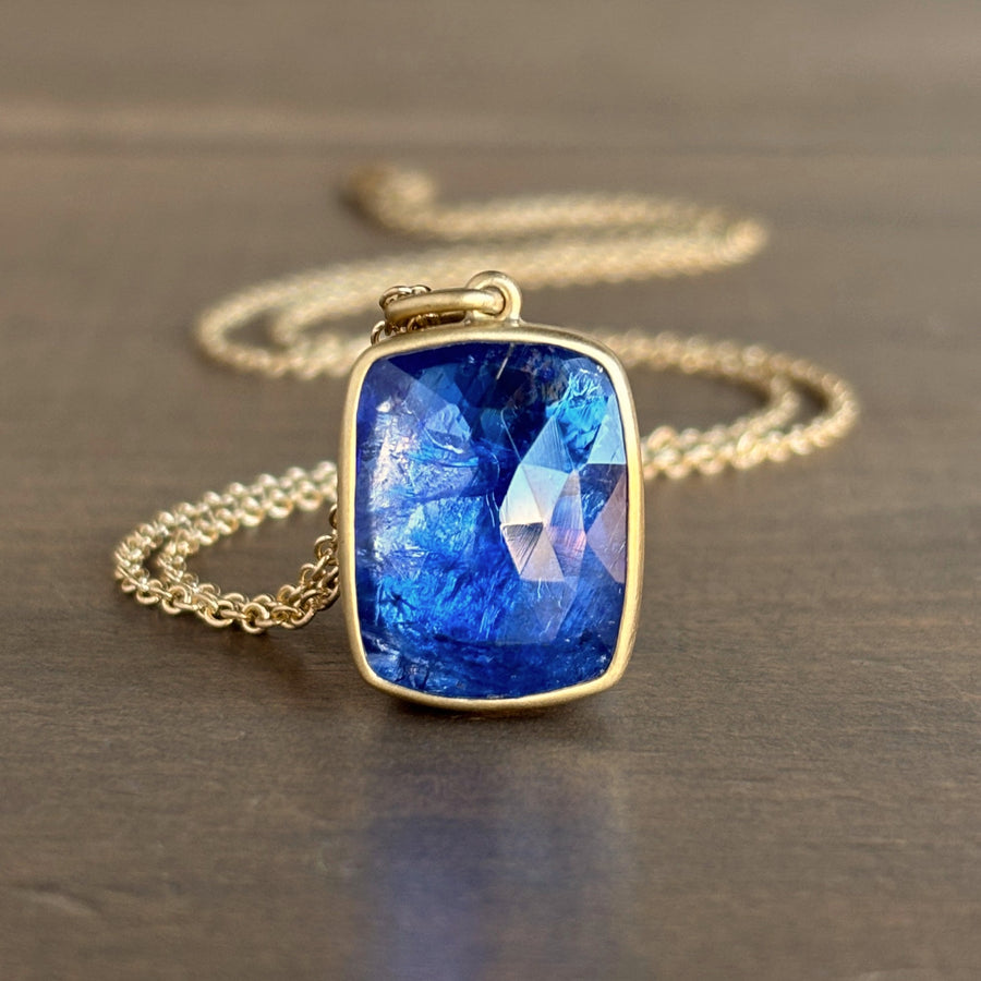 Tanzanite Cushion Pendant
