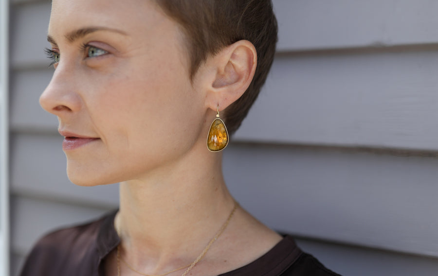 Honey Gold Tourmaline Earrings