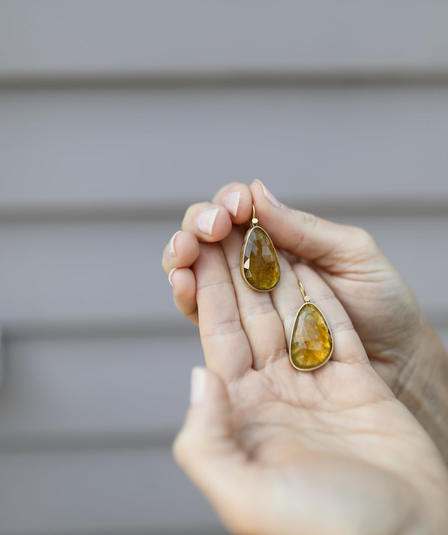 Honey Gold Tourmaline Earrings