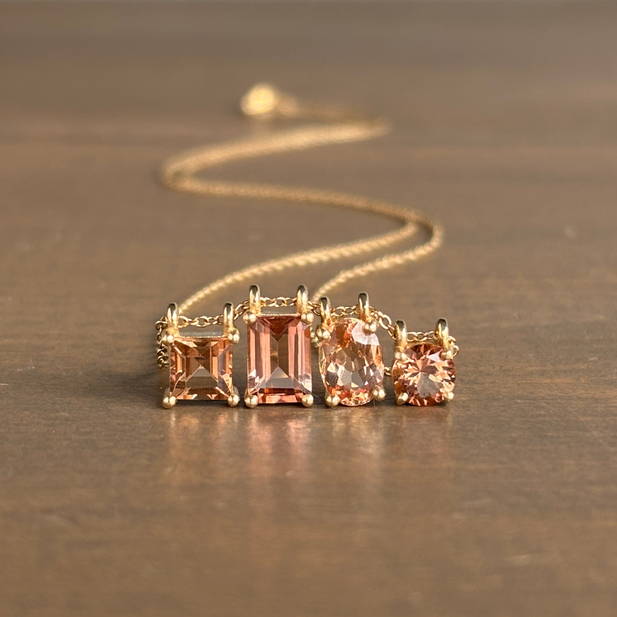 Nicole Landaw Topaz Tourmaline Pendant