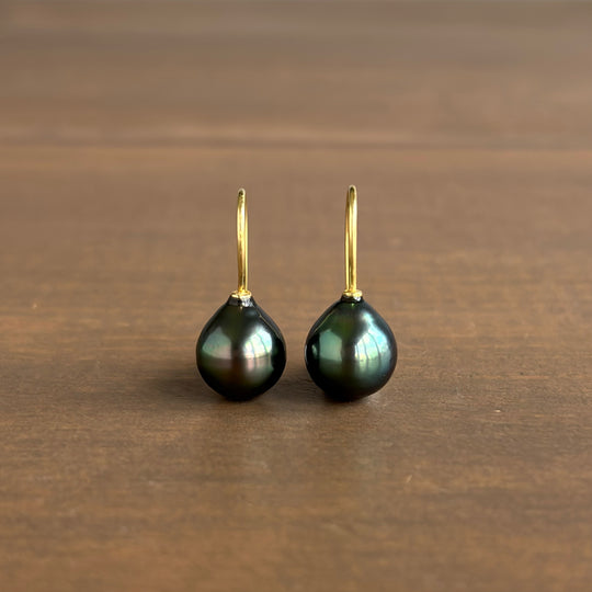 Mimi Favre Rainbow-Hued Tahitian Pearl Drop Earrings earrings main image