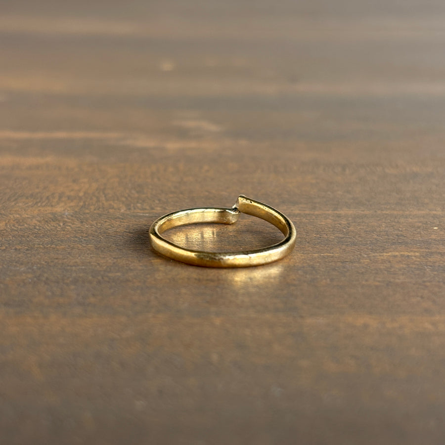 Polished Brass Avanti Ring 3