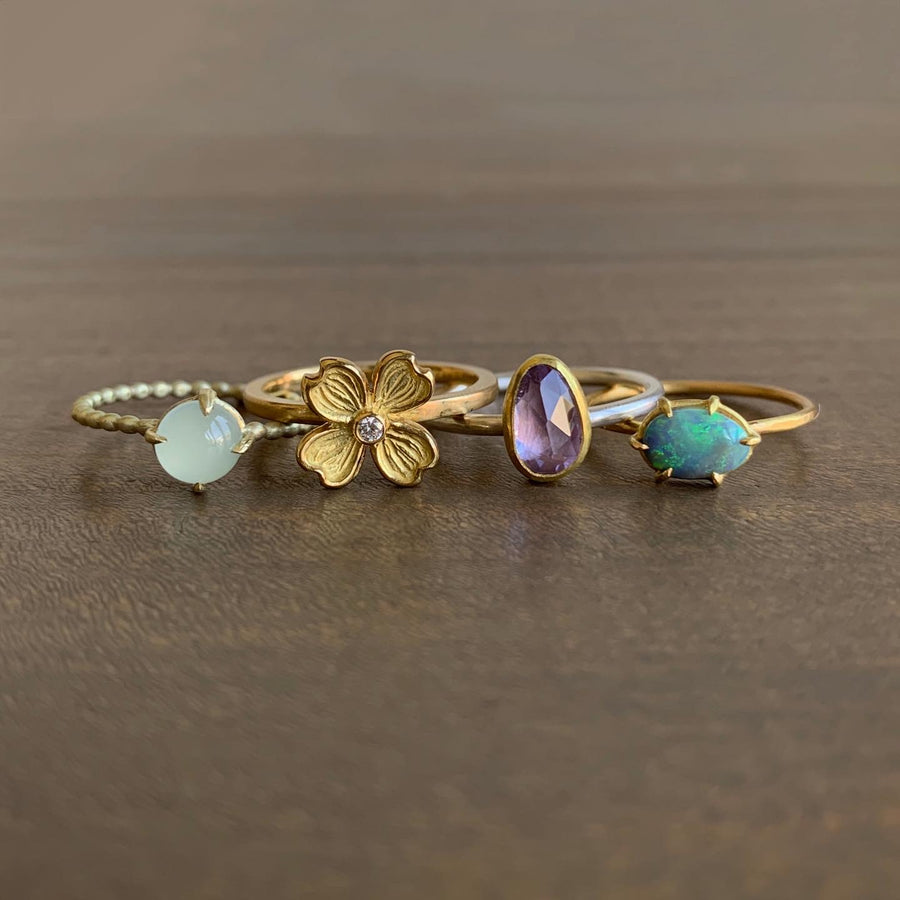 Opal Mini Gem Ring