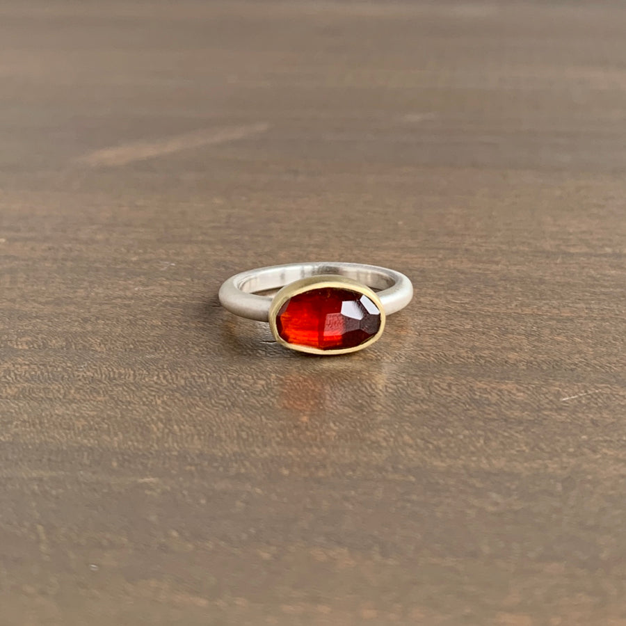 Akkumulerede Smidighed Forsendelse Heather Guidero Oval Rose Cut Garnet Ring – Meeka Fine Jewelry