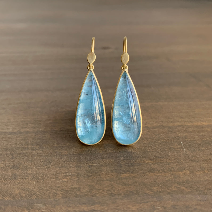 Aquamarine Drop Earrings