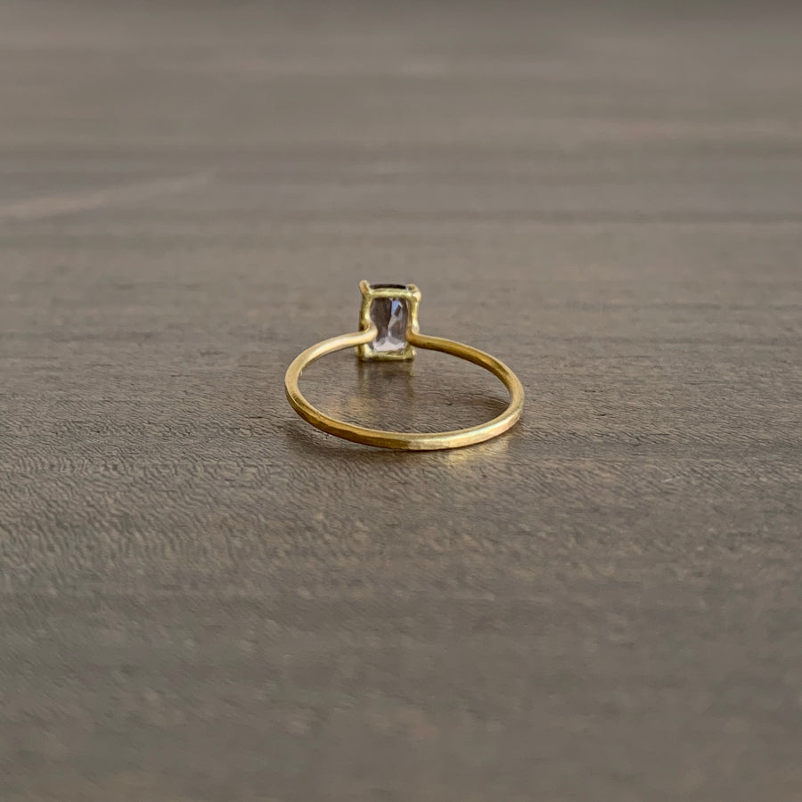 Rectangle Spinel Mini Gem Ring